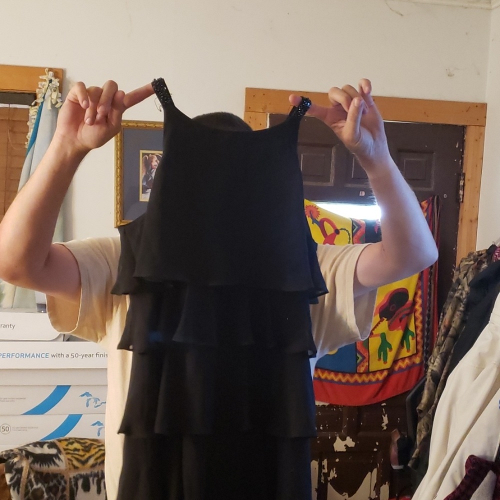 Girls black dress